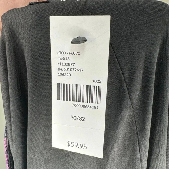 Lane Bryant Mesh Black Red Floral Top Shirt Ruching Sheer Sleeves Sz 30/32 NEW - Picture 7 of 9